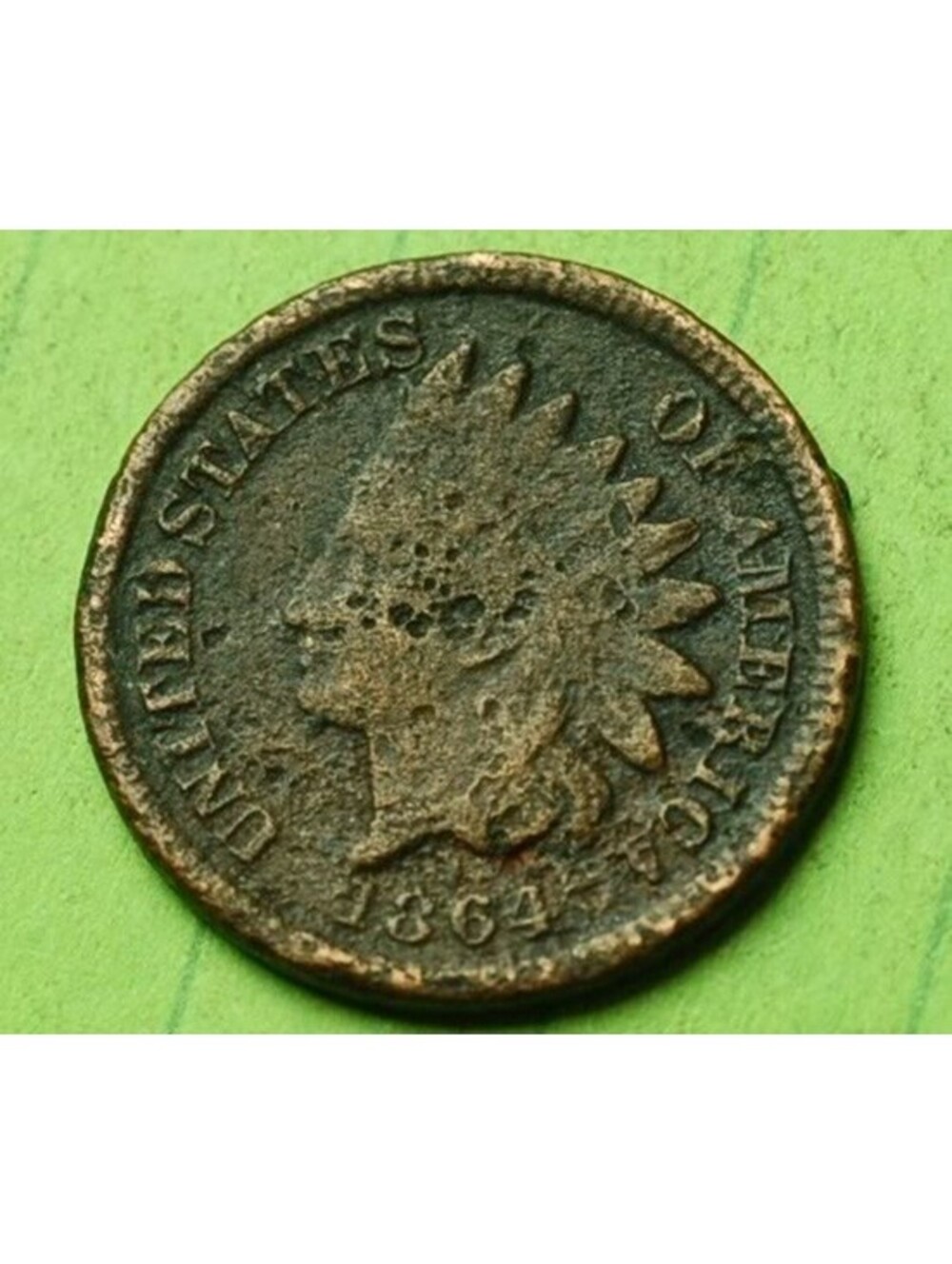 🔥X395 1864 Indian Head Cent Penny 1c 🔥CIVIL WAR ERA WOW!!